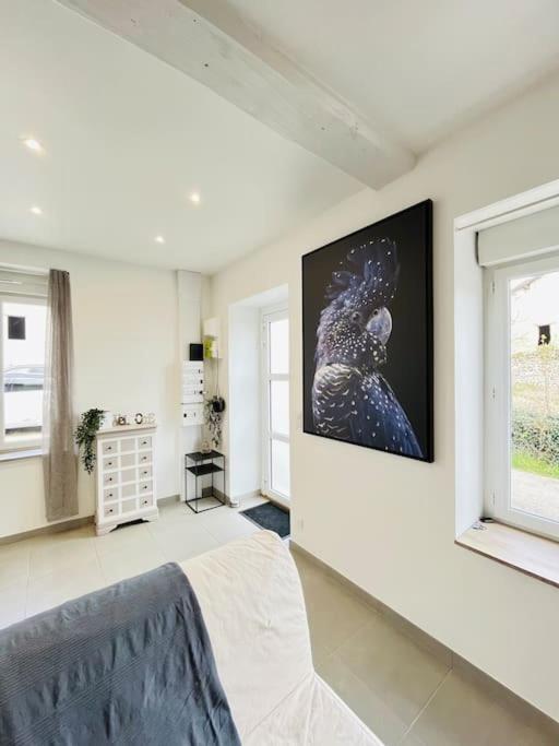 La Maison L'Oiseau Bleu Saint-Victor-de-Morestel Dış mekan fotoğraf